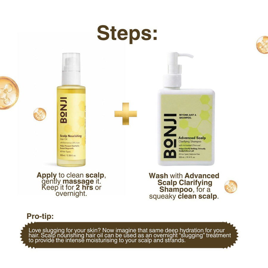 Scalp Nourishing Hair Oil - Bonji