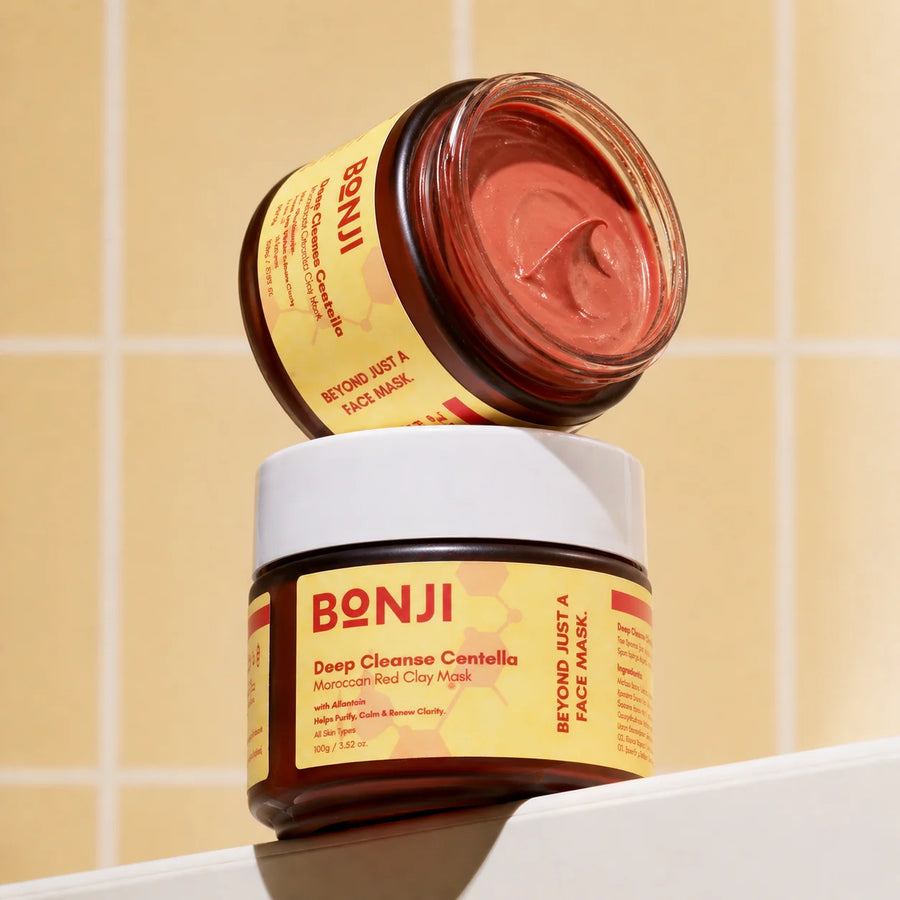 Deep Cleanse Centella Moroccan Red Clay Mask for Clogged Pores & Oily Skin