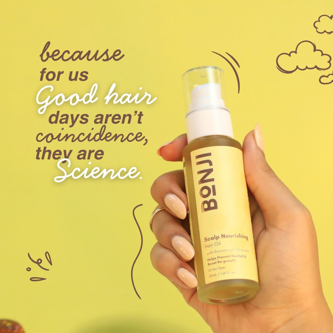 Anti-pollution scalp nourishing hair oil that protects and restores hair