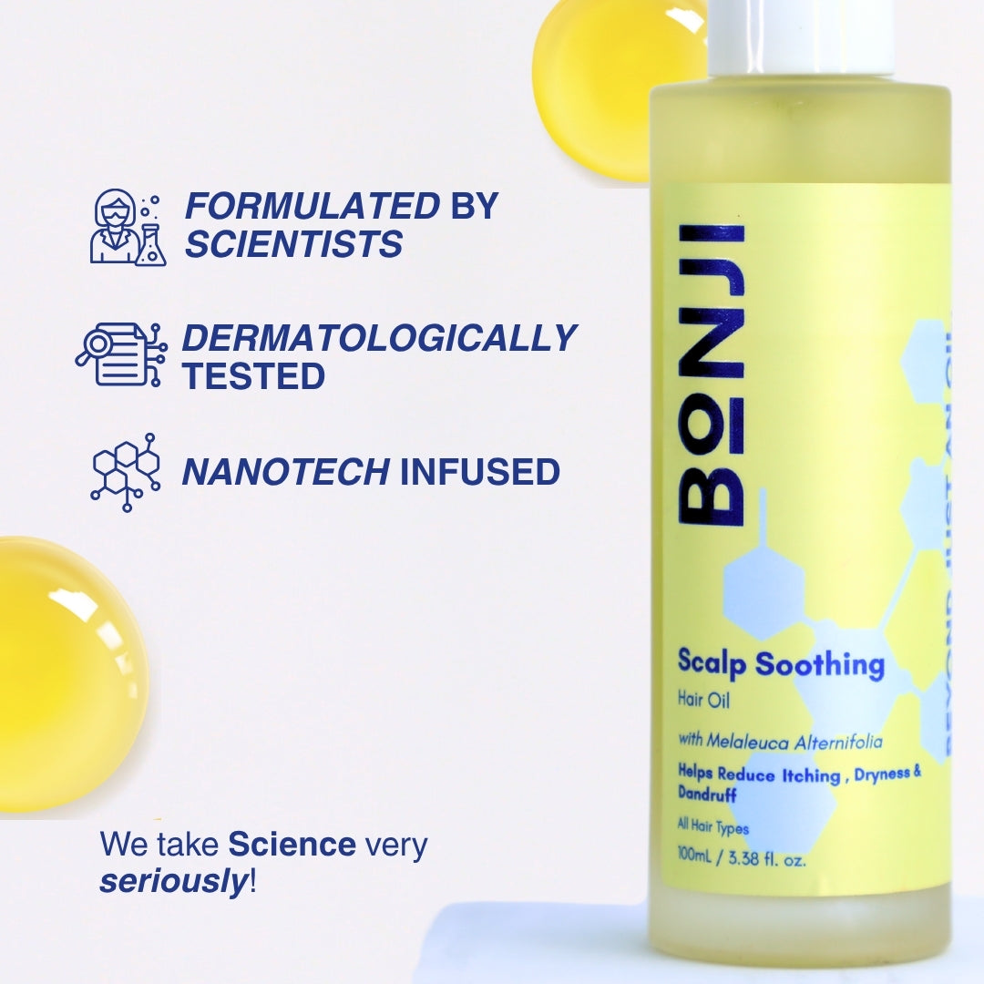 Bonji Itch Control Oil - natural care for dandruff and scalp comfort