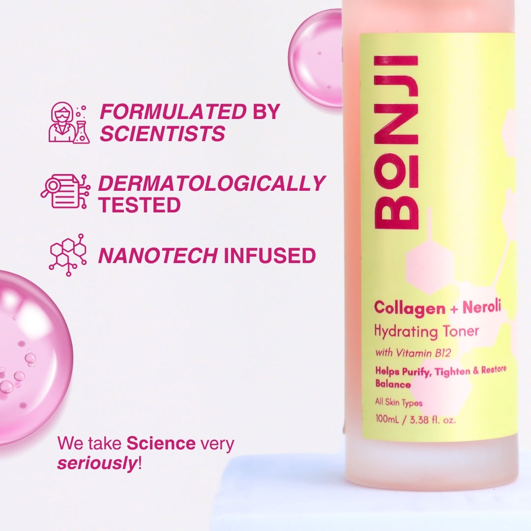 Science-backed toner by Bonji - pore refining and hydration boost